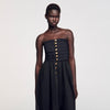 Vestido largo bustier