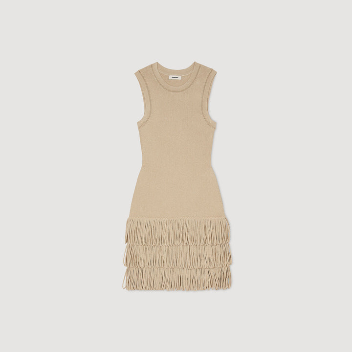 Vestido corto de punto