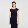 Vestido largo drapeado