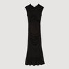 Vestido largo drapeado