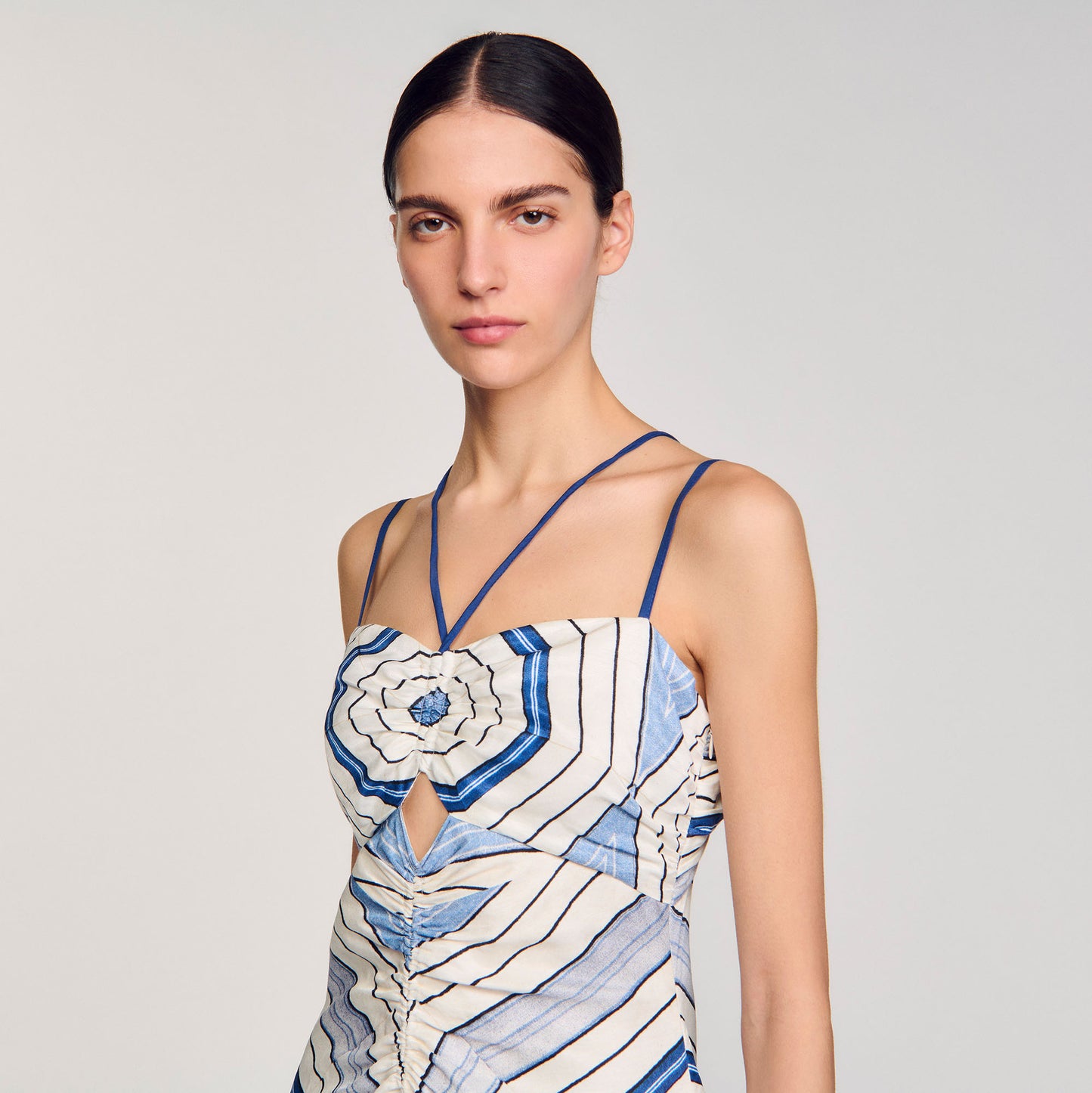 Vestido estampado Louise Bourgeois