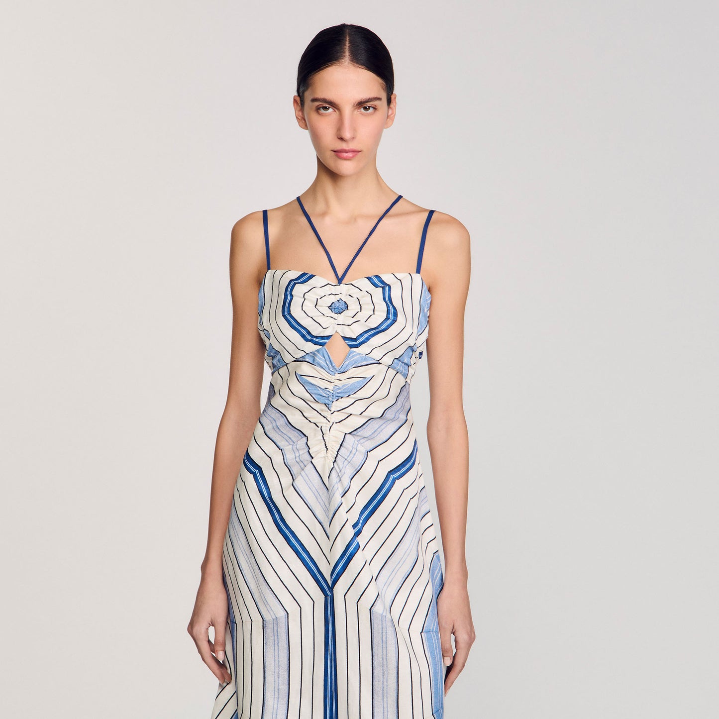 Vestido estampado Louise Bourgeois