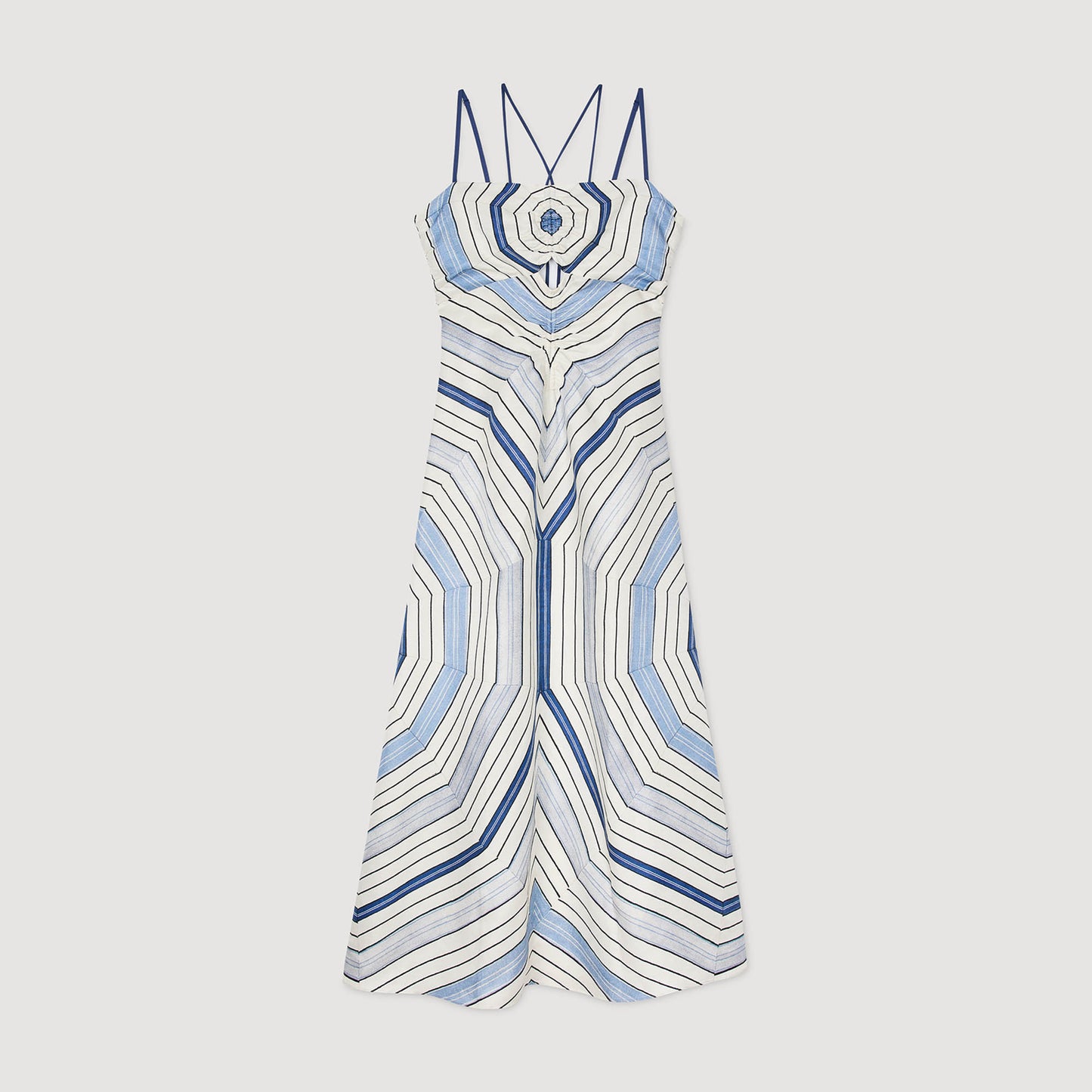 Vestido estampado Louise Bourgeois