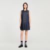 Vestido corto de denim