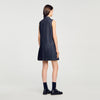 Vestido corto de denim