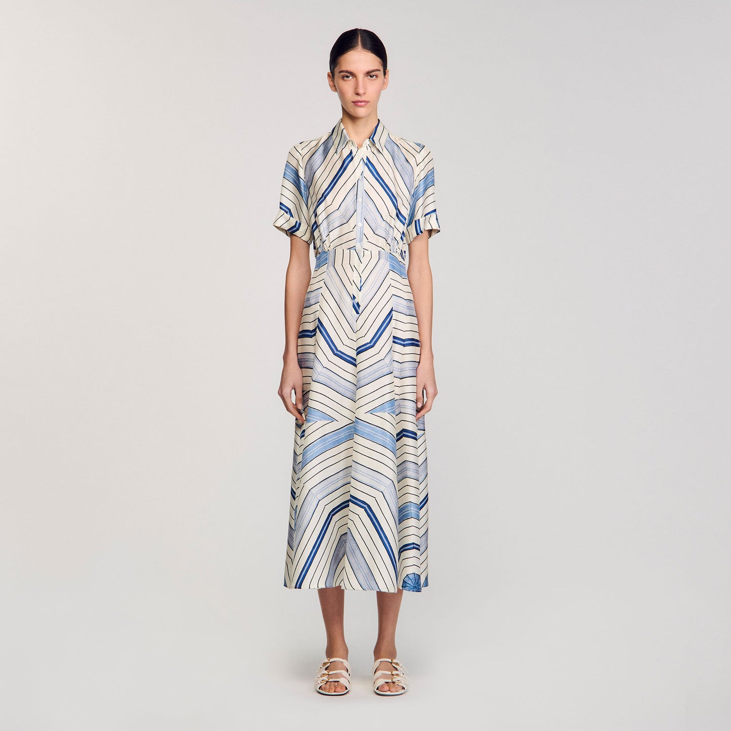 Vestido estampado Louise Bourgeois