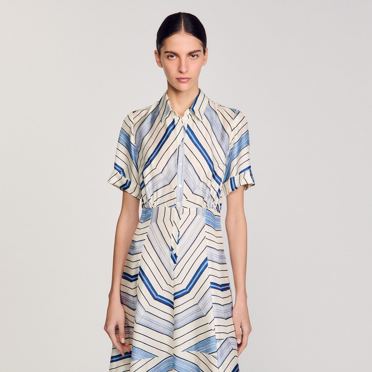 Vestido estampado Louise Bourgeois