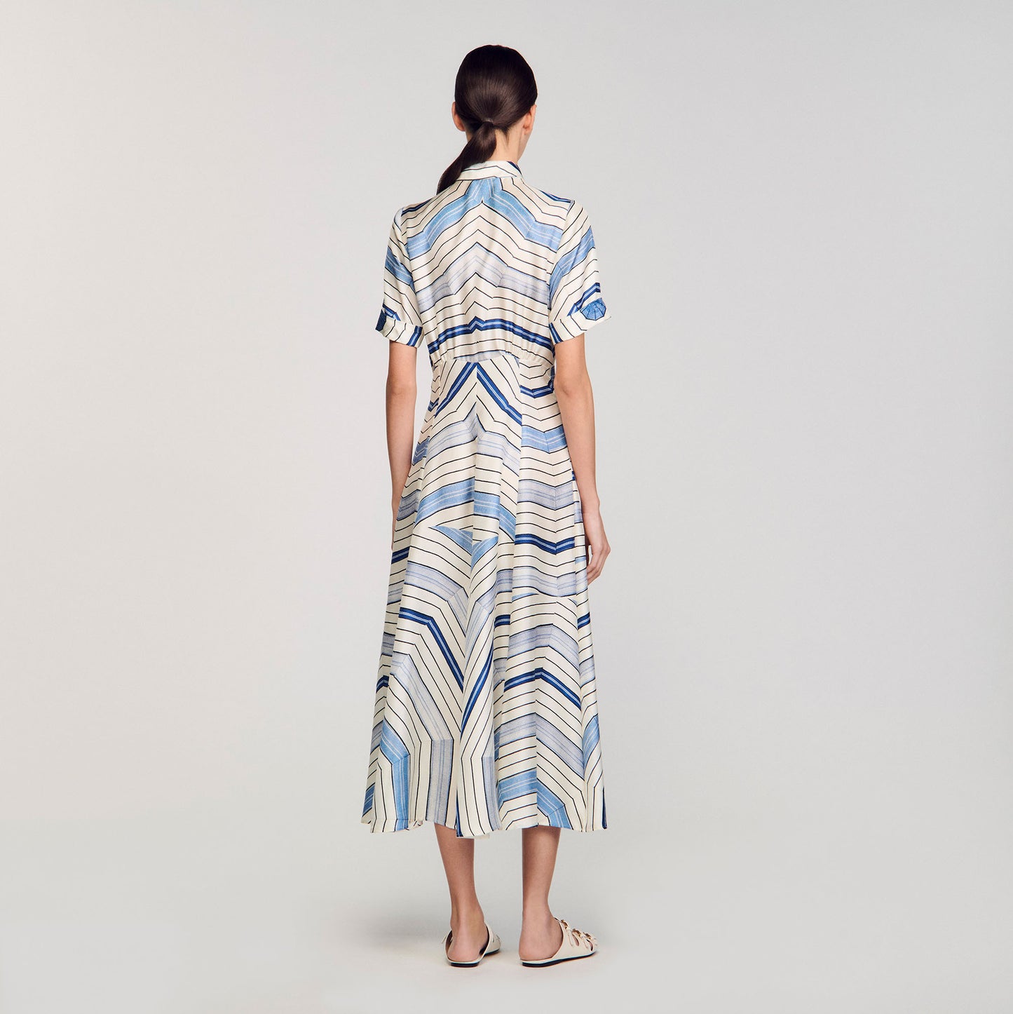 Vestido estampado Louise Bourgeois