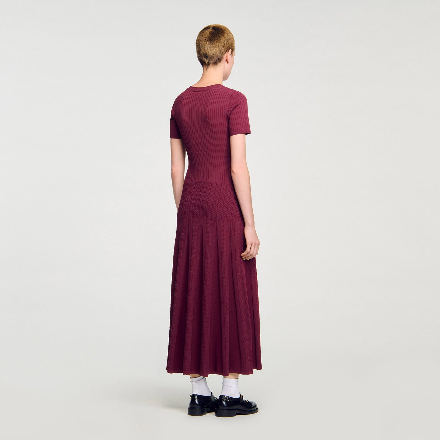 Vestido largo de punto