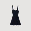 Vestido corto de punto