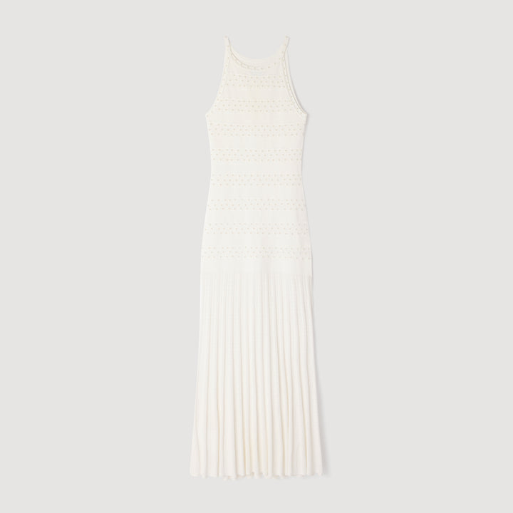 Vestido largo con pedrería