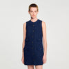Vestido corto de tweed