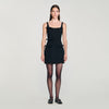 Vestido corto con lazos
