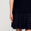 Vestido corto con strass