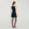 Vestido corto con pedrería