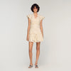 Vestido corto de guipur