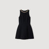 Vestido corto con detalle joya