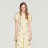 Vestido largo estampado Paisley