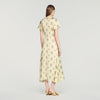 Vestido largo estampado Paisley
