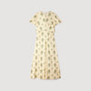 Vestido largo estampado Paisley