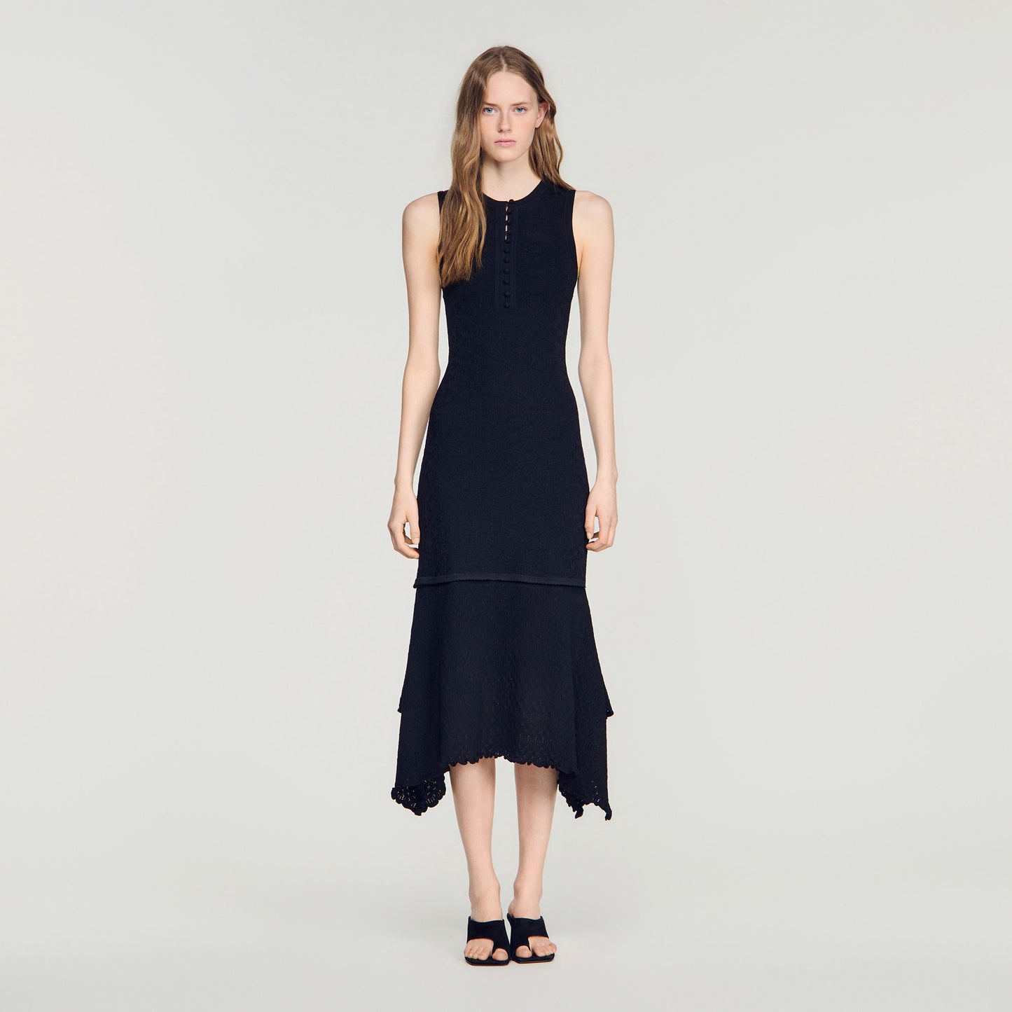 Vestido pointelle fantasía