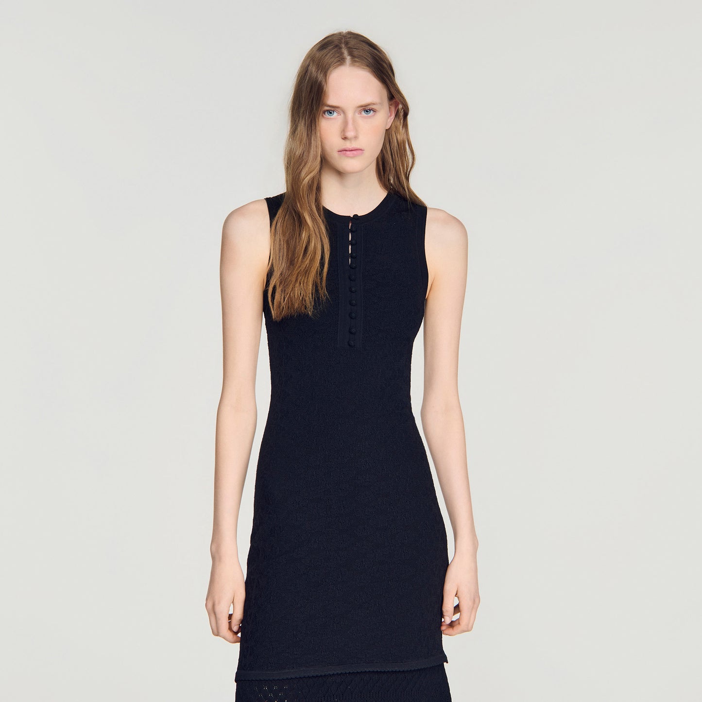Vestido pointelle fantasía