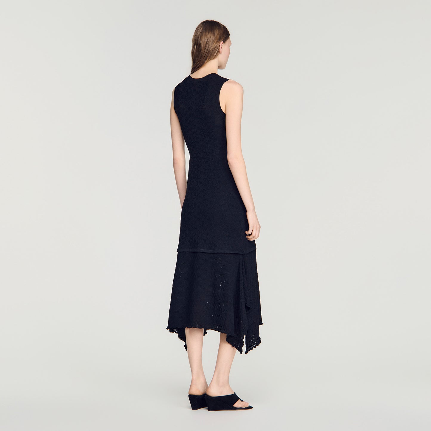Vestido pointelle fantasía