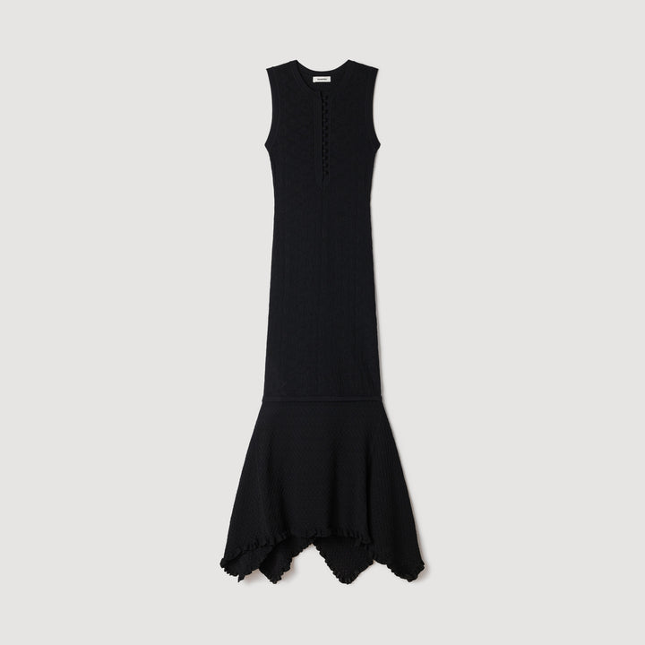 Vestido pointelle fantasía