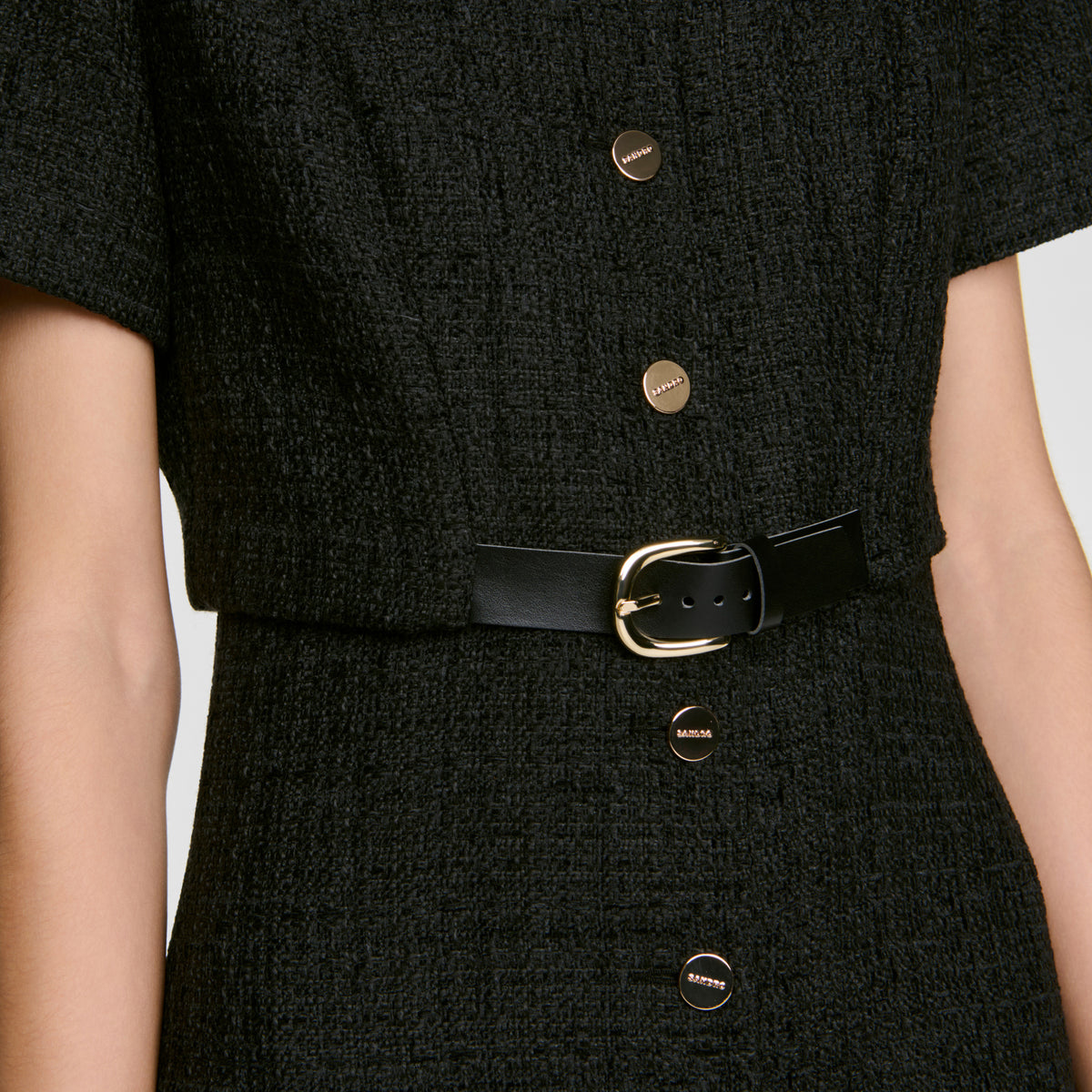 Vestido de tweed 2 en 1