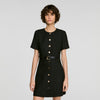 Vestido de tweed 2 en 1