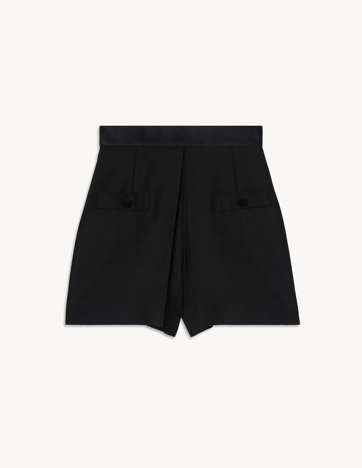 Short de talle alto con botones