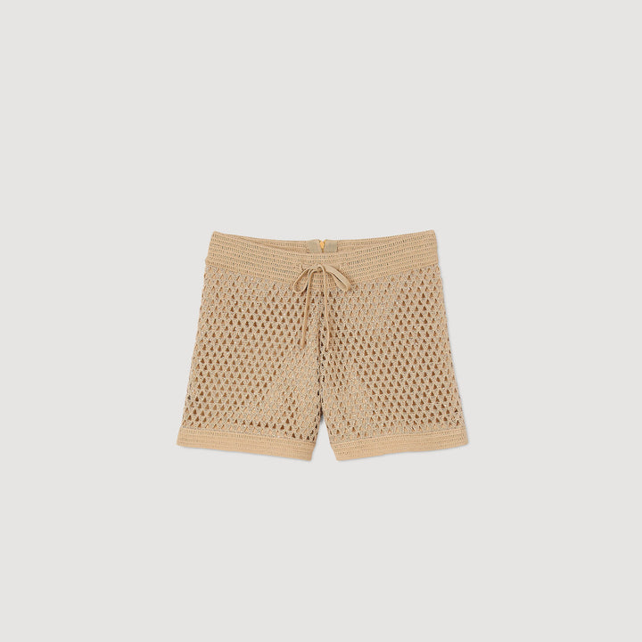 Pantalón corto con strass