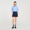 Short de traje con pliegues