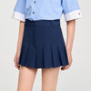 Short de traje con pliegues