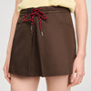 Falda pantalón con pliegue