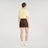 Falda pantalón con pliegue