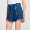 Pantalón corto vaquero con strass