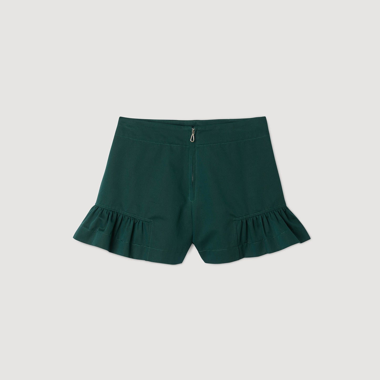 Pantalón corto con volantes