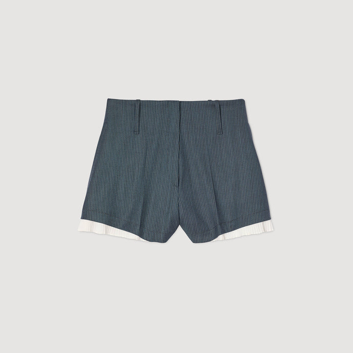 Pantalón corto de rayas