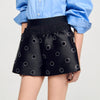 Pantalón corto con strass
