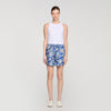 Short corto estampado floral