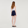 Short de talle alto de ganchillo