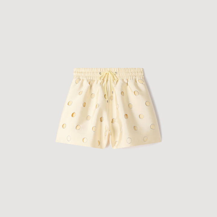 Short calado con strass