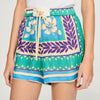 Short corto con estampado floral