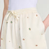 Short bordado con piedras y strass