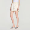 Short bordado con piedras y strass