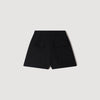 Short de lana de talle alto
