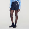 Short de tweed de fantasía