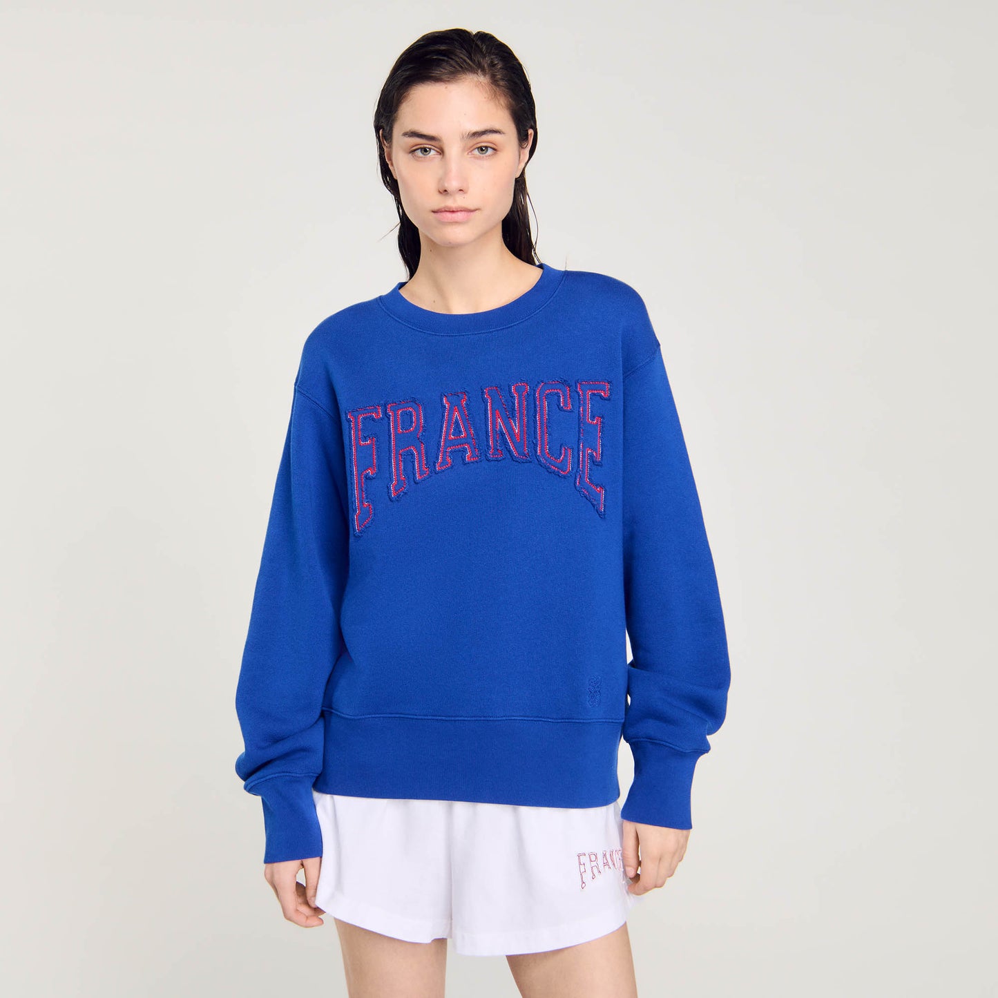 Sudadera con bordado "France"