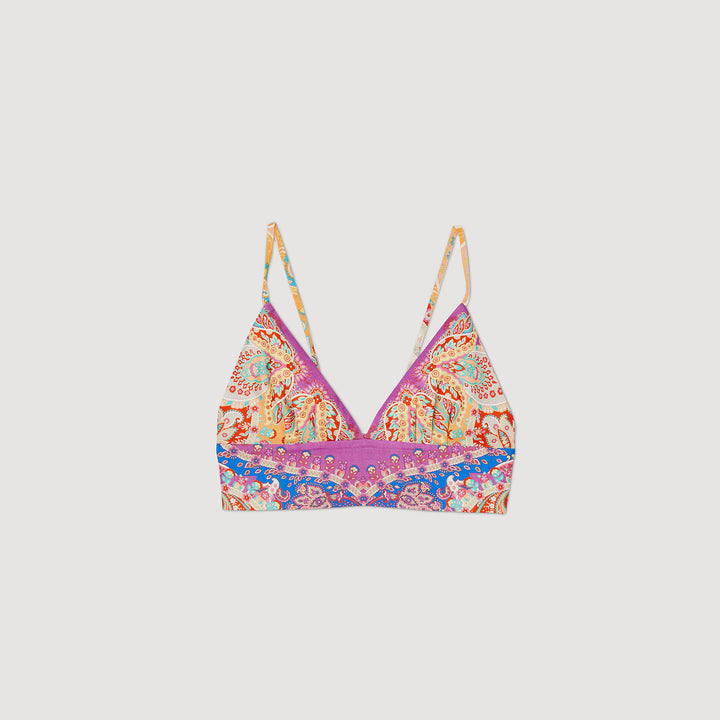 Bralette estampado